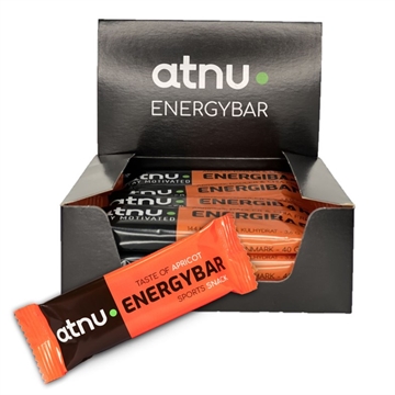 ATNU Energy Bar - Abrikos - Kasse med 12 stk